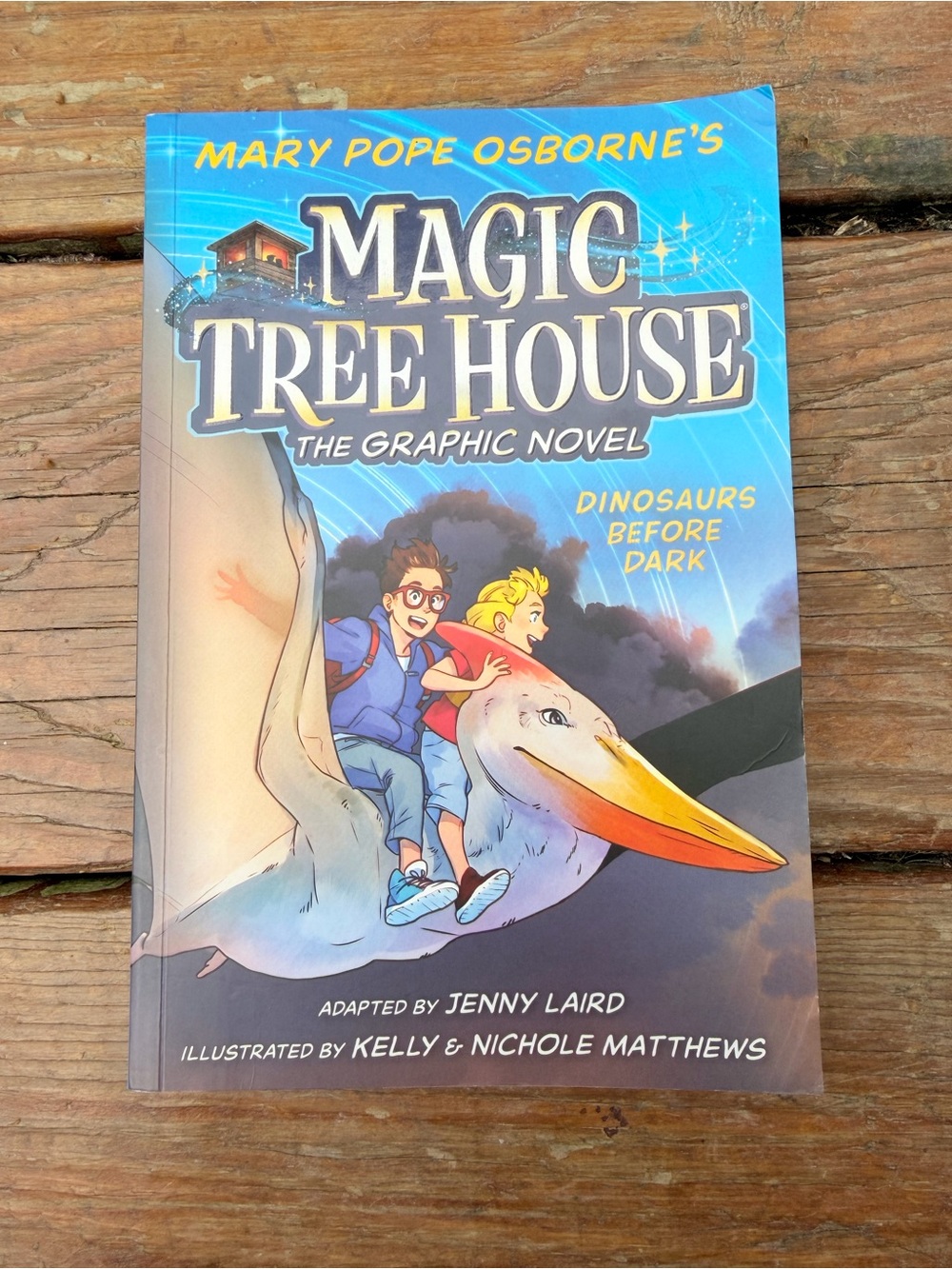 Mary Pope Osborne Magic Tree House Graphic Novel: Dinosaurs Before Dark TPB 2021